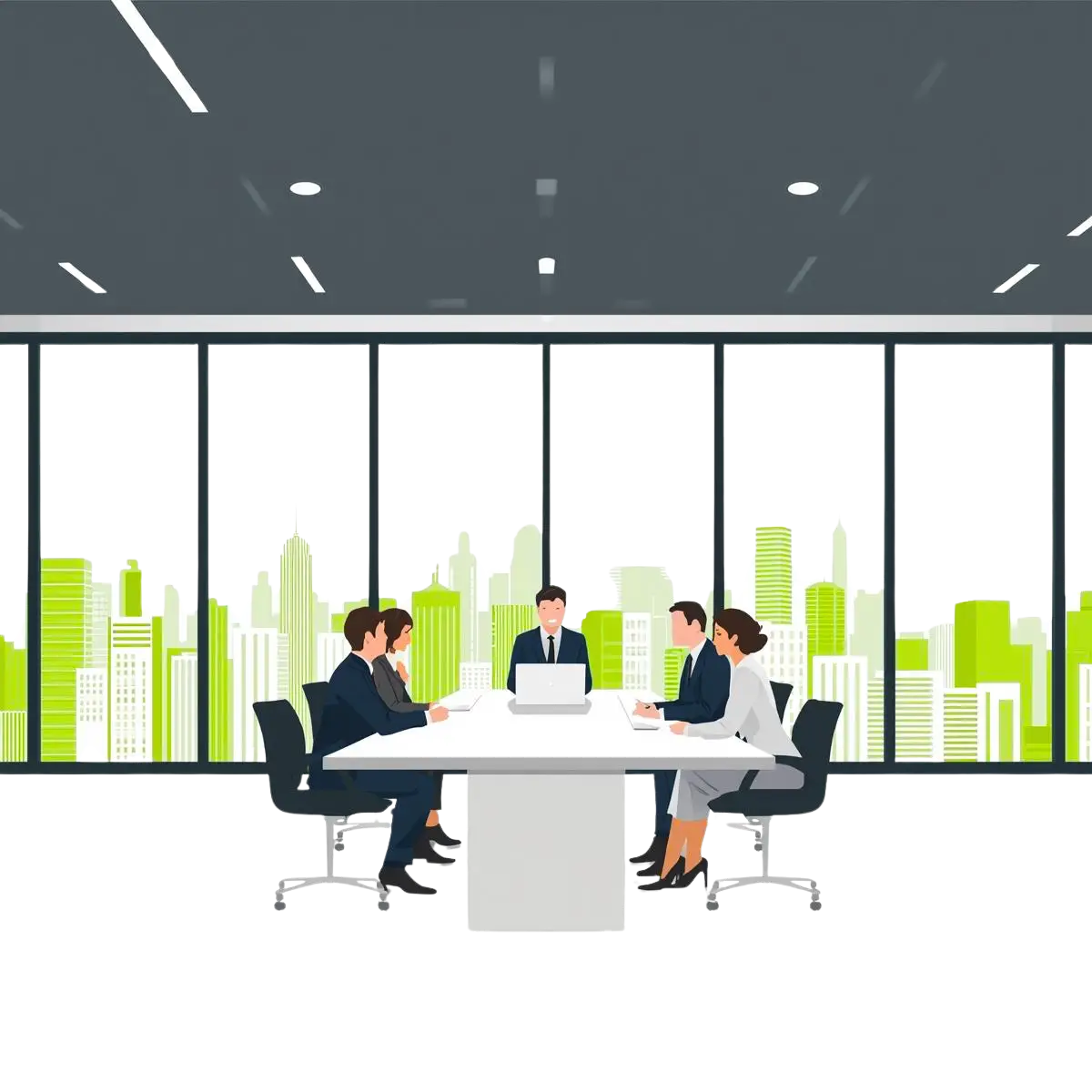 A marketing professional at a conference room with exes symbolizing how a 90-day action plan helps professional services teams manage complex SEO content strategies at scale.