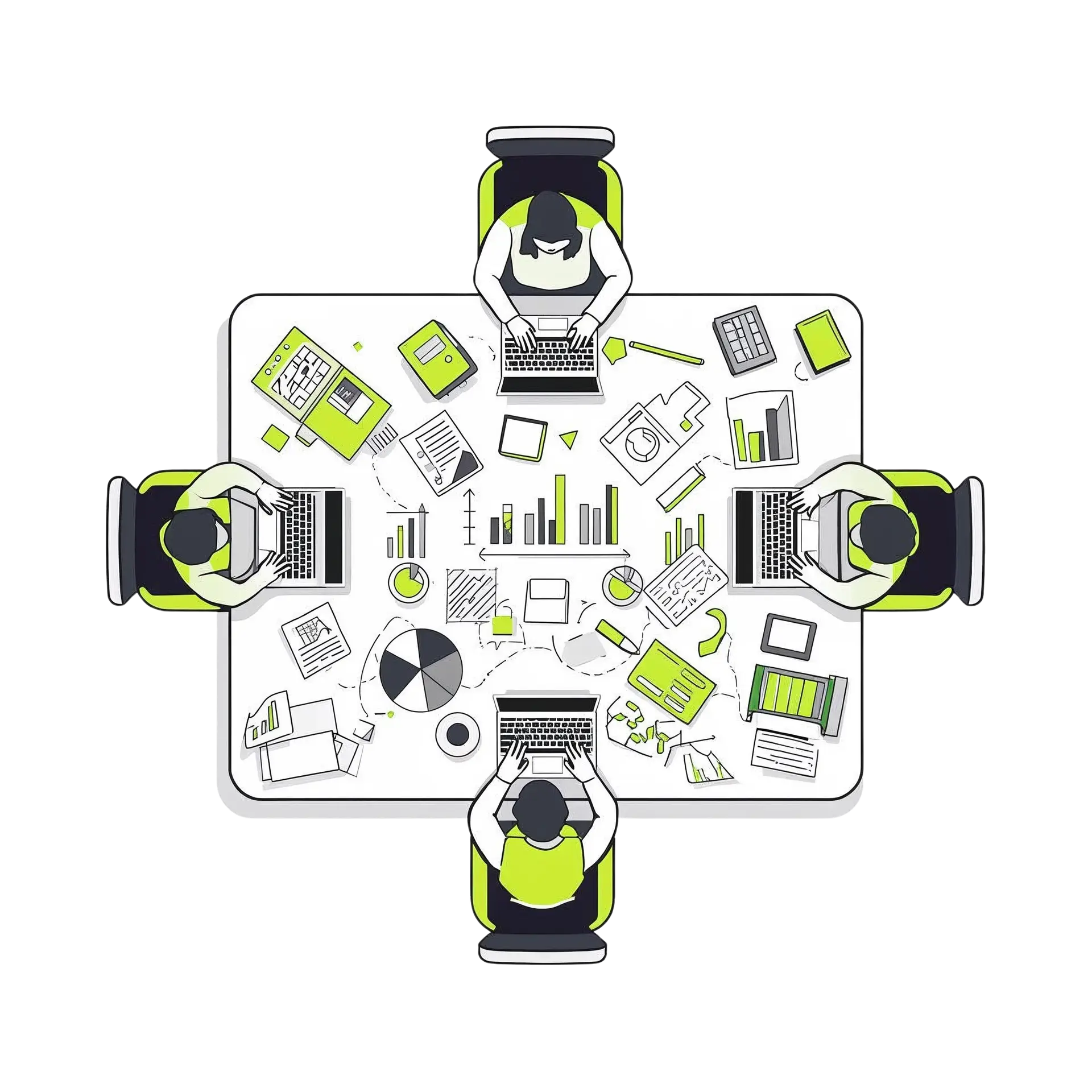 Illustration of a 90-day action plan for B2B SaaS companies to achieve SEO content at scale and generate qualified MQLs.